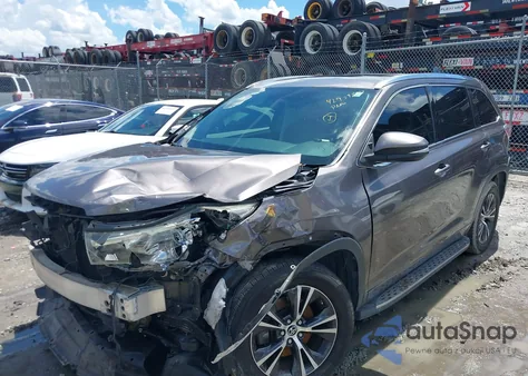 2016 Toyota Highlander Xle V6 из США, поврежденный, VIN 5TDKKRFHXGS121520